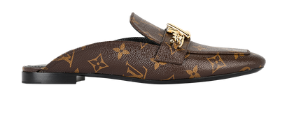 Louis Vuitton Upper Case Mules, &pound;450, Shoes, Brown, Canvas, Front view