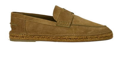 Hermes Espadrilles, &pound;595, Shoes, Khaki, Suede, Front view