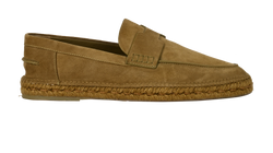 Hermes Espadrilles, Suede, Khaki, UK10, DB, 3*