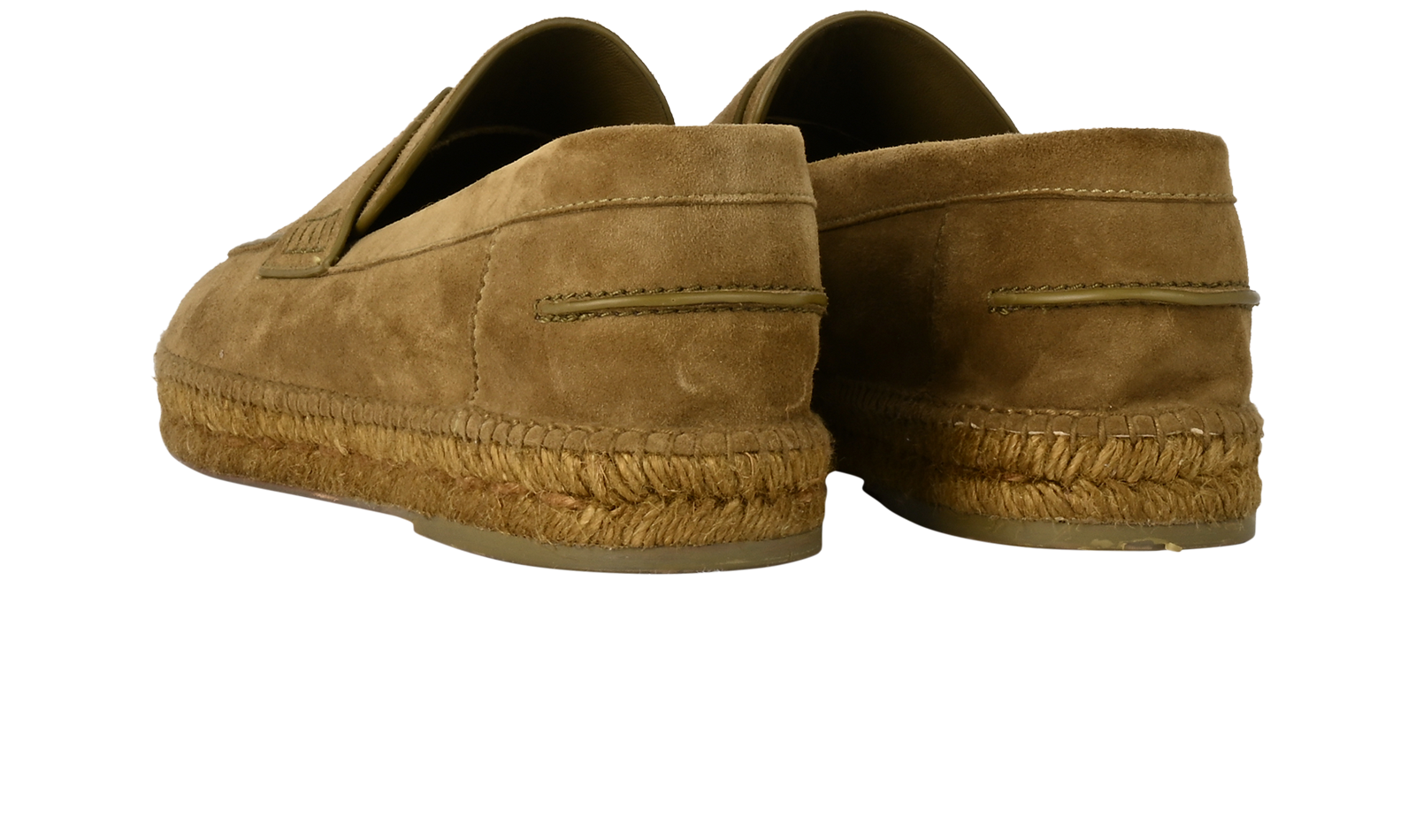 Hermes Espadrilles, &pound;595, Shoes, Khaki, Suede, Back view