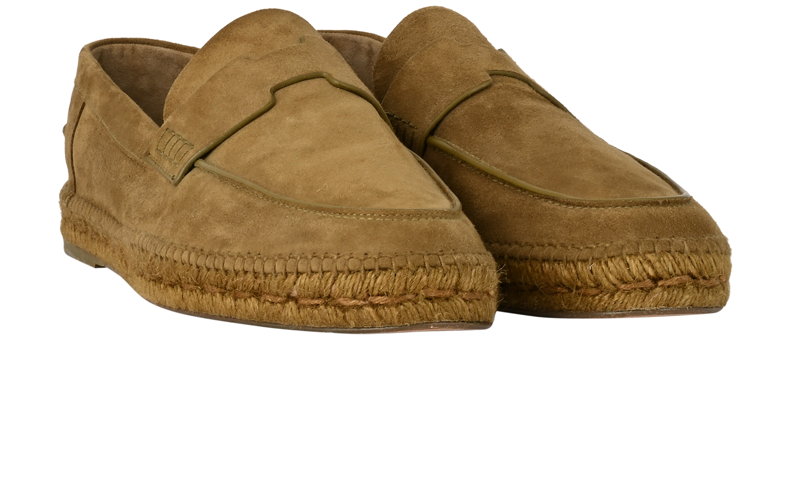 Hermes Espadrilles, &pound;595, Shoes, Khaki, Suede, Side view