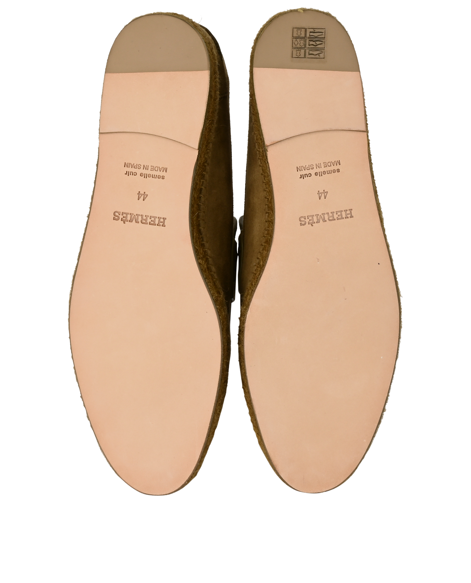 Hermes Espadrilles, &pound;595, Shoes, Khaki, Suede, Top view