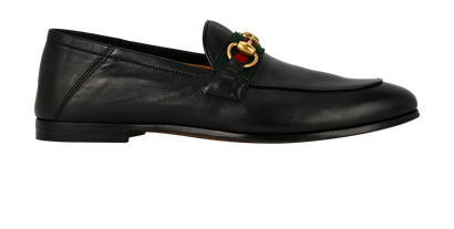 Gucci Horsebit Loafers, £350, Shoes, Black, Leather, Front view