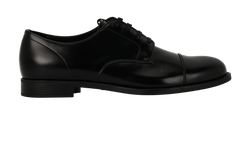 Prada Spazzolato Roi, Mens, Leather, Black, UK7, B, 3*
