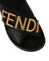 Fendi Fendigraphy Slide Sandals, &pound;320, Shoes, Black, Leather, Other view