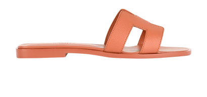 Hermes Oran Sandals, &pound;575, Shoes, Tan, Leather, Front view