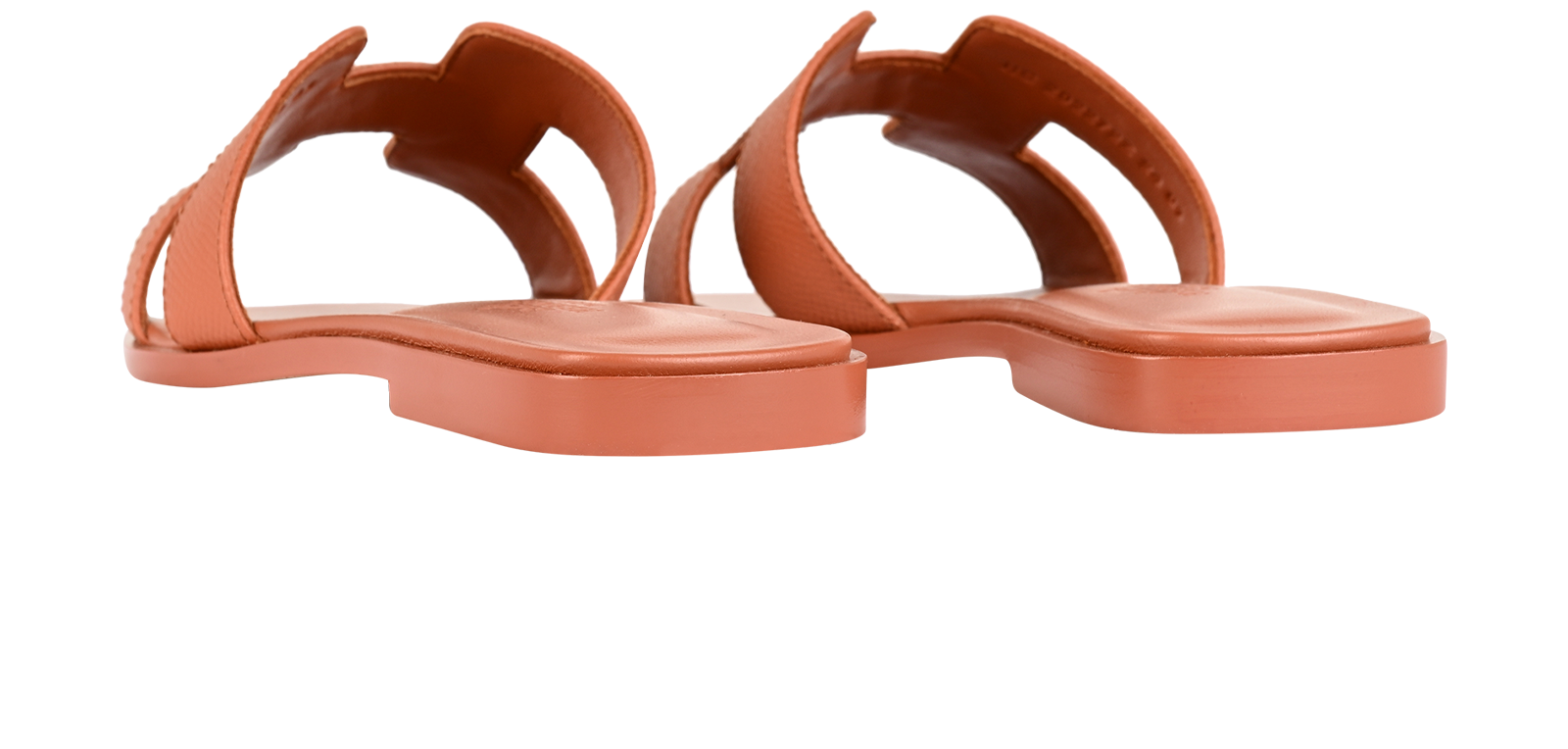 Hermes Oran Sandals, &pound;575, Shoes, Tan, Leather, Back view