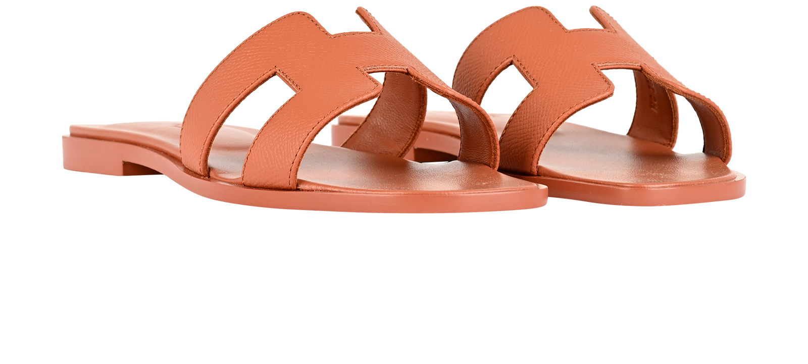 Hermes Oran Sandals, &pound;575, Shoes, Tan, Leather, Side view