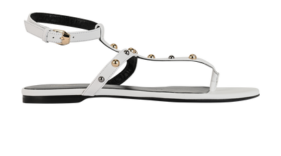 Versace Sandals, &pound;180, Shoes, White, Leather, Front view