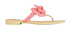 Chanel Flip Flops, Rubber, Pink/Cream, UK6, DB/B, 3*