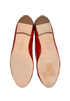 Chanel Ballet Flats, £695, Shoes, Red, Leather, Top view