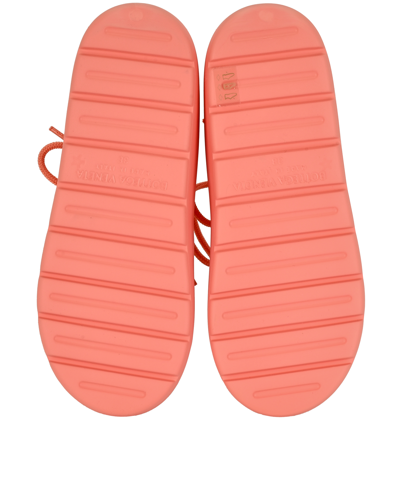 Bottega Veneta Jelly Flat Sandals, &pound;90, Shoes, Pink, Rubber, Top view