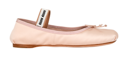 Miu Miu Ballet Flats, Satin, Pink, UK4, DB/B, 3*
