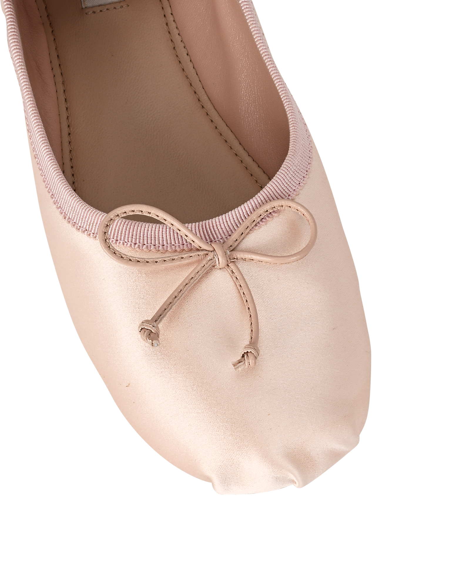 Miu Miu Ballet Flats, &pound;495, Shoes, Pink, Satin, Other view