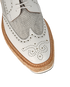 Prada Brogues, &pound;225, Shoes, Grey/White, Canvas/Leather, Other view