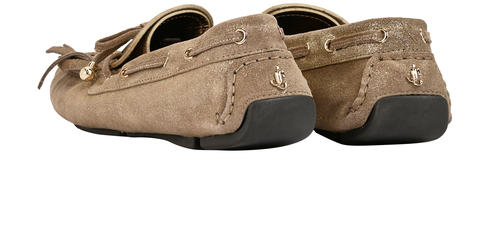 Jimmy Choo Manon F Loafer, &pound;180, Shoes, Gold, Leather, Back view