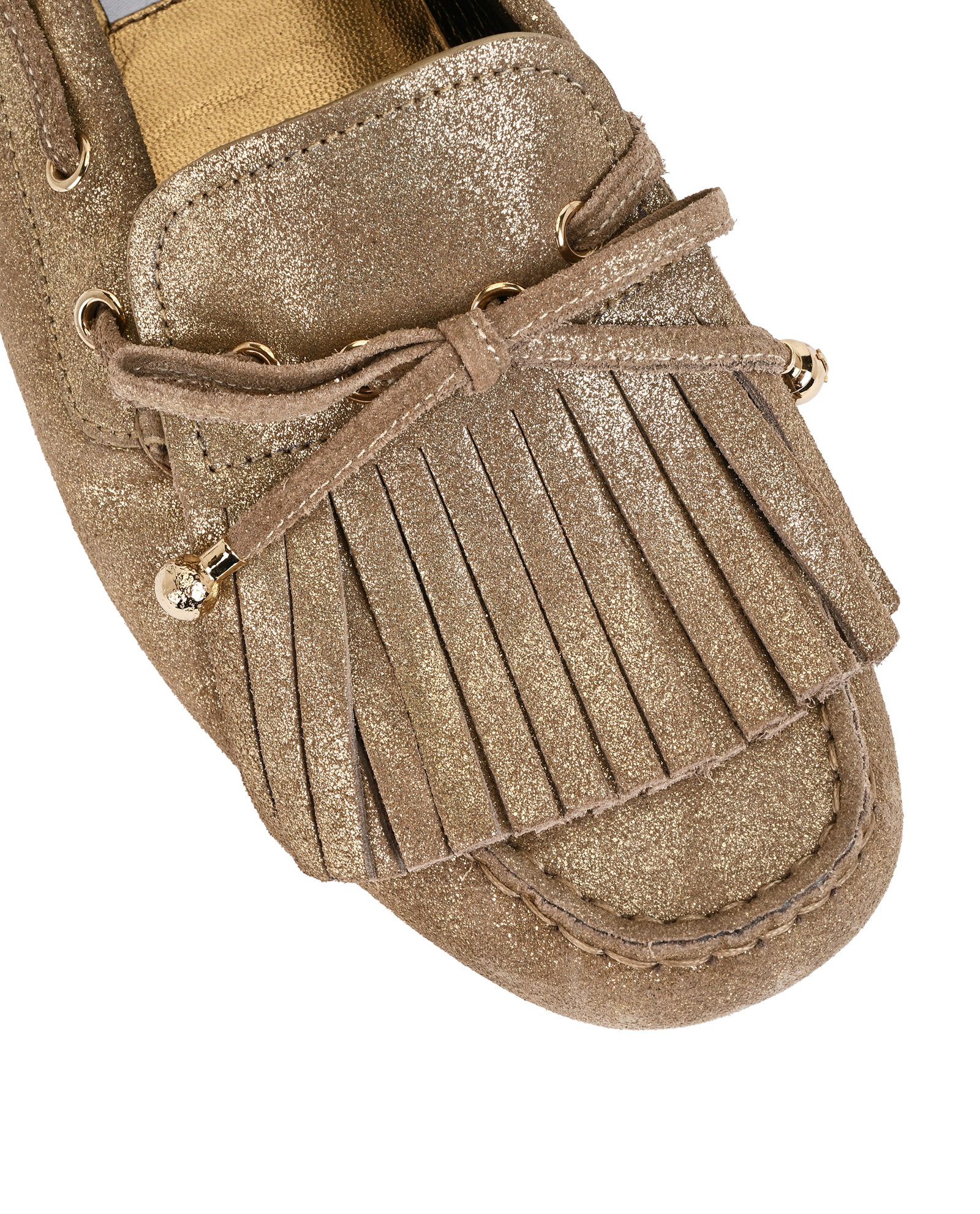 Jimmy Choo Manon F Loafer, &pound;180, Shoes, Gold, Leather, Other view