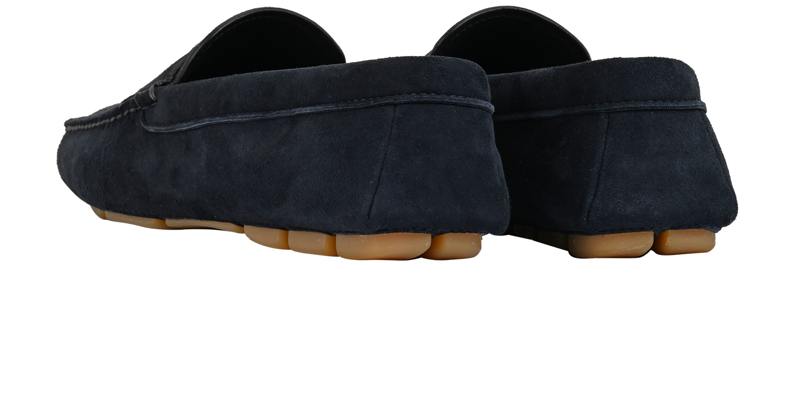 Prada Driving Shoes, &pound;375, Shoes, Blue, Suede, Back view