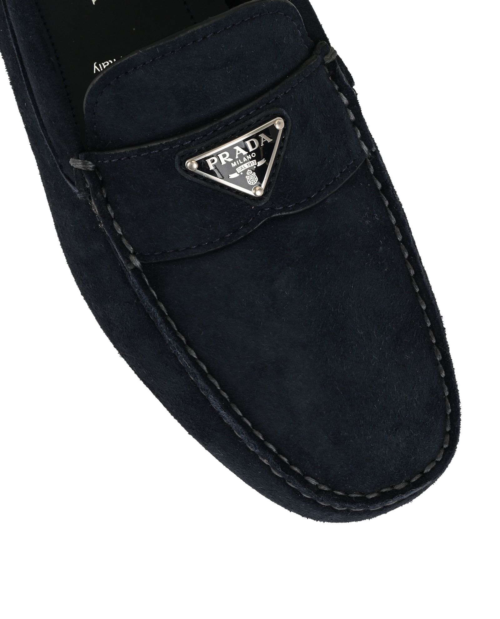 Prada Driving Shoes, &pound;375, Shoes, Blue, Suede, Other view