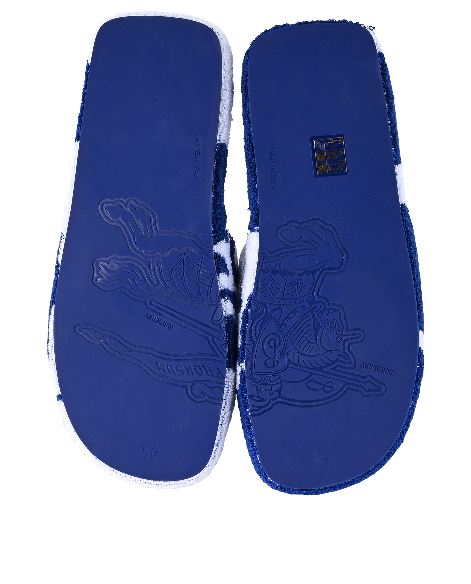 Burberry Slip On, &pound;180, Shoes, Blue, Fabric, Top view