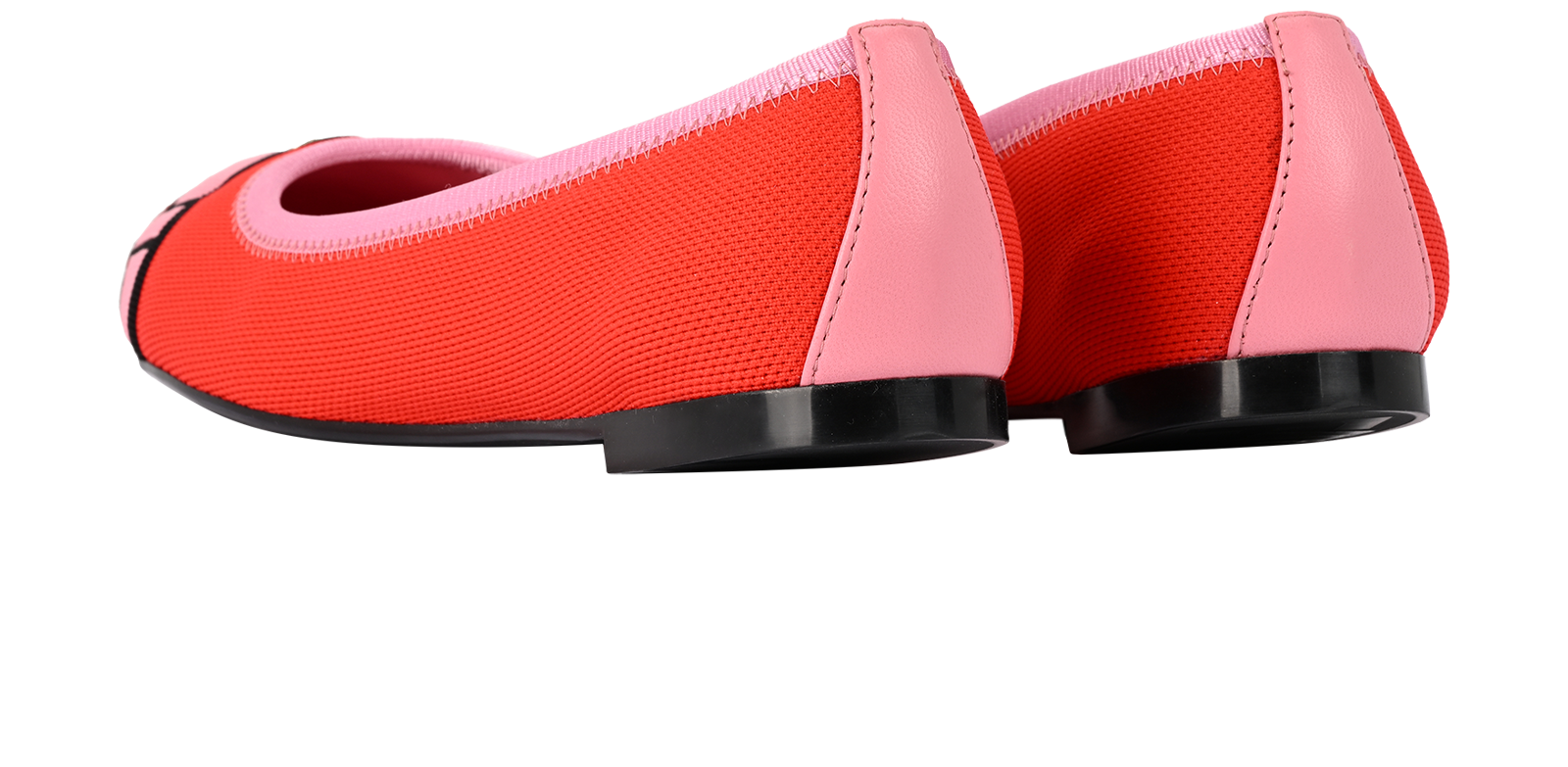 Salvatore Ferragamo Pumps, &pound;250, Shoes, Pink/Red, Fabric, Back view