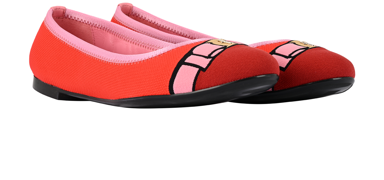 Salvatore Ferragamo Pumps, &pound;250, Shoes, Pink/Red, Fabric, Side view