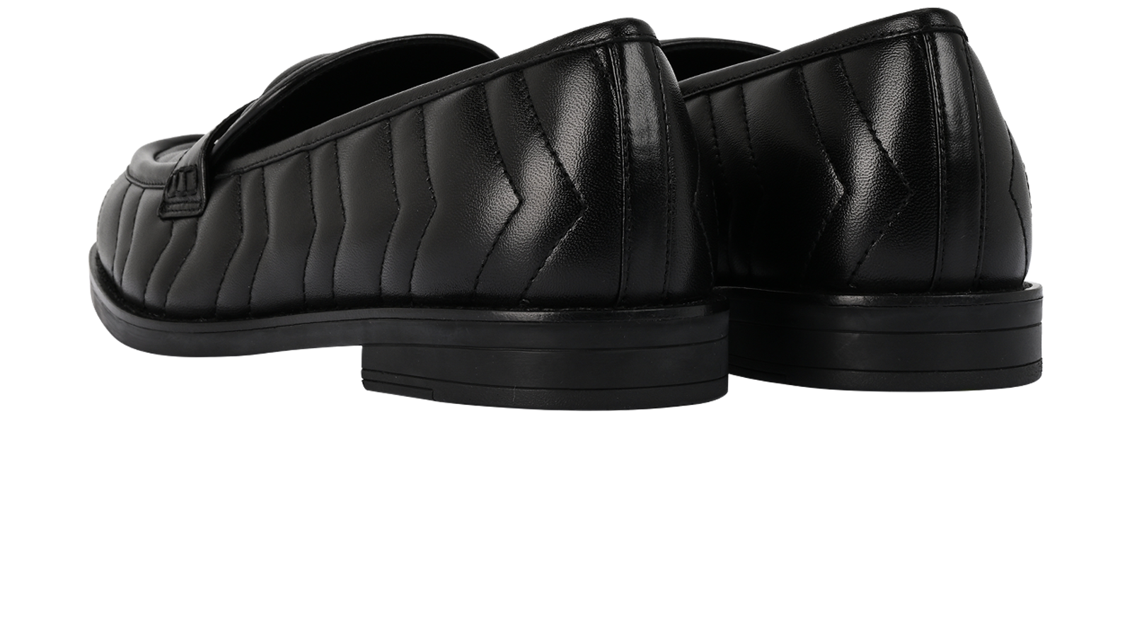 Gucci Marmont Loafers, &pound;375, Shoes, Black, Leather, Back view