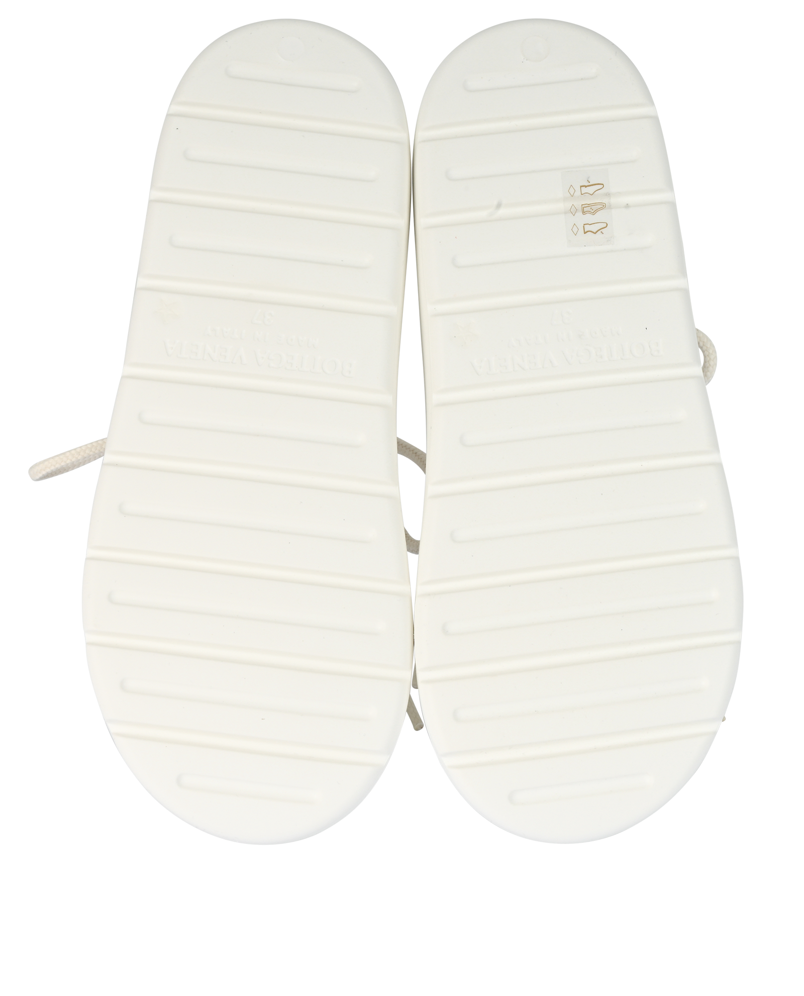 Bottega Veneta Jelly Flat Sandal, &pound;180, Shoes, White, Rubber, Top view