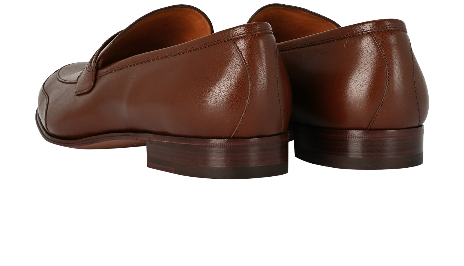 Gucci GG Loafers, &pound;290, Shoes, Tan, Leather, Back view