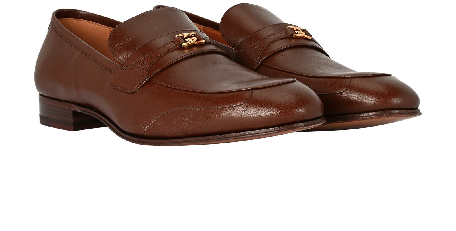 Gucci GG Loafers, &pound;290, Shoes, Tan, Leather, Side view