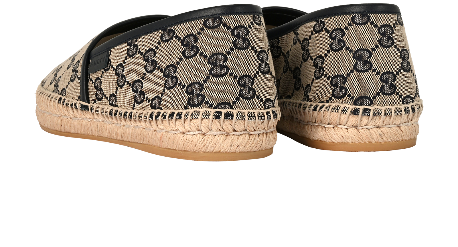 Gucci GG Espadrilles, &pound;190, Shoes, Blue, Canvas, Back view
