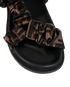 Fendi FF Sandals, &pound;220, Shoes, Brown, Leather/Satin, Other view