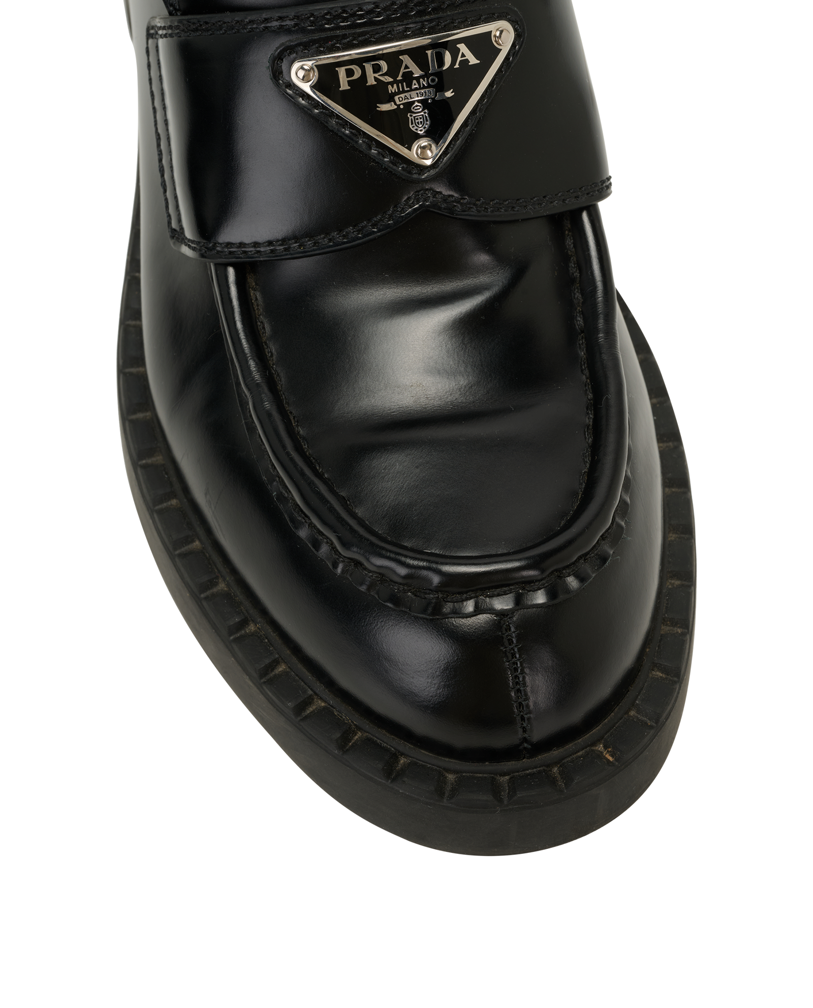 Prada  Chunky Loafers, &pound;295, Shoes, Black, Leather, Other view