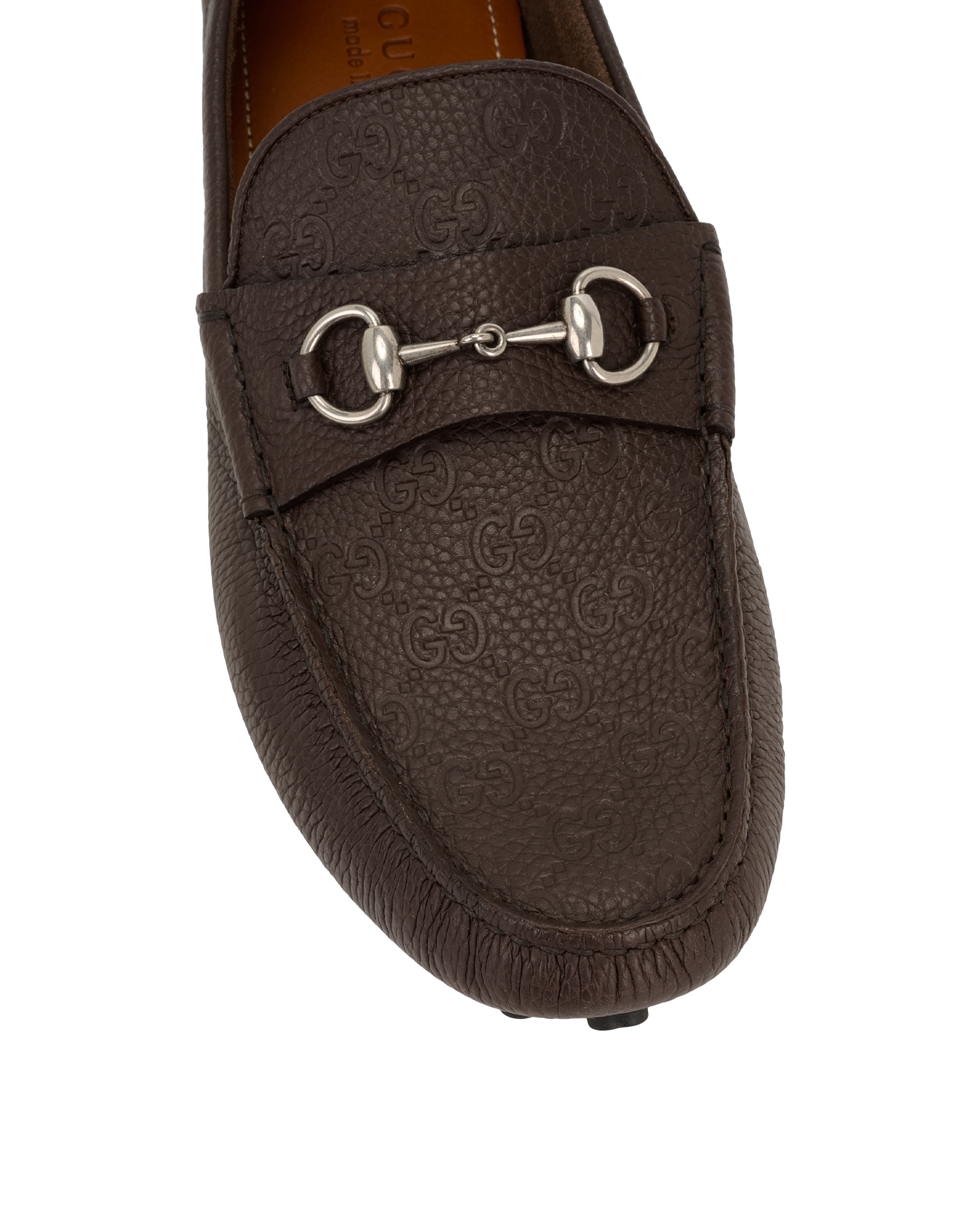 Gucci GG Horsebit Driving Shoes, &pound;295, Shoes, Brown, Leather, Other view