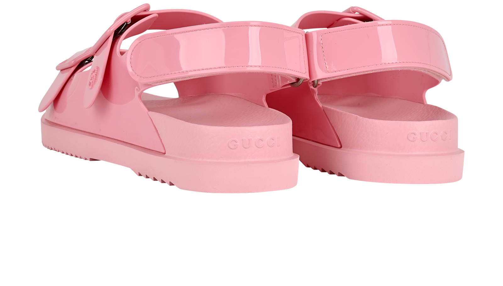 Gucci GG Sandals, &pound;250, Shoes, Pink, Rubber, Back view