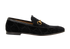 Gucci GG Loafers, &pound;395, Shoes, Black, Velvet, Front view