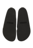 Off-White Cloud Criss-Cross Slides, &pound;175, Shoes, Black, Leather, Top view