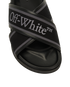 Off-White Cloud Criss-Cross Slides, &pound;175, Shoes, Black, Leather, Other view