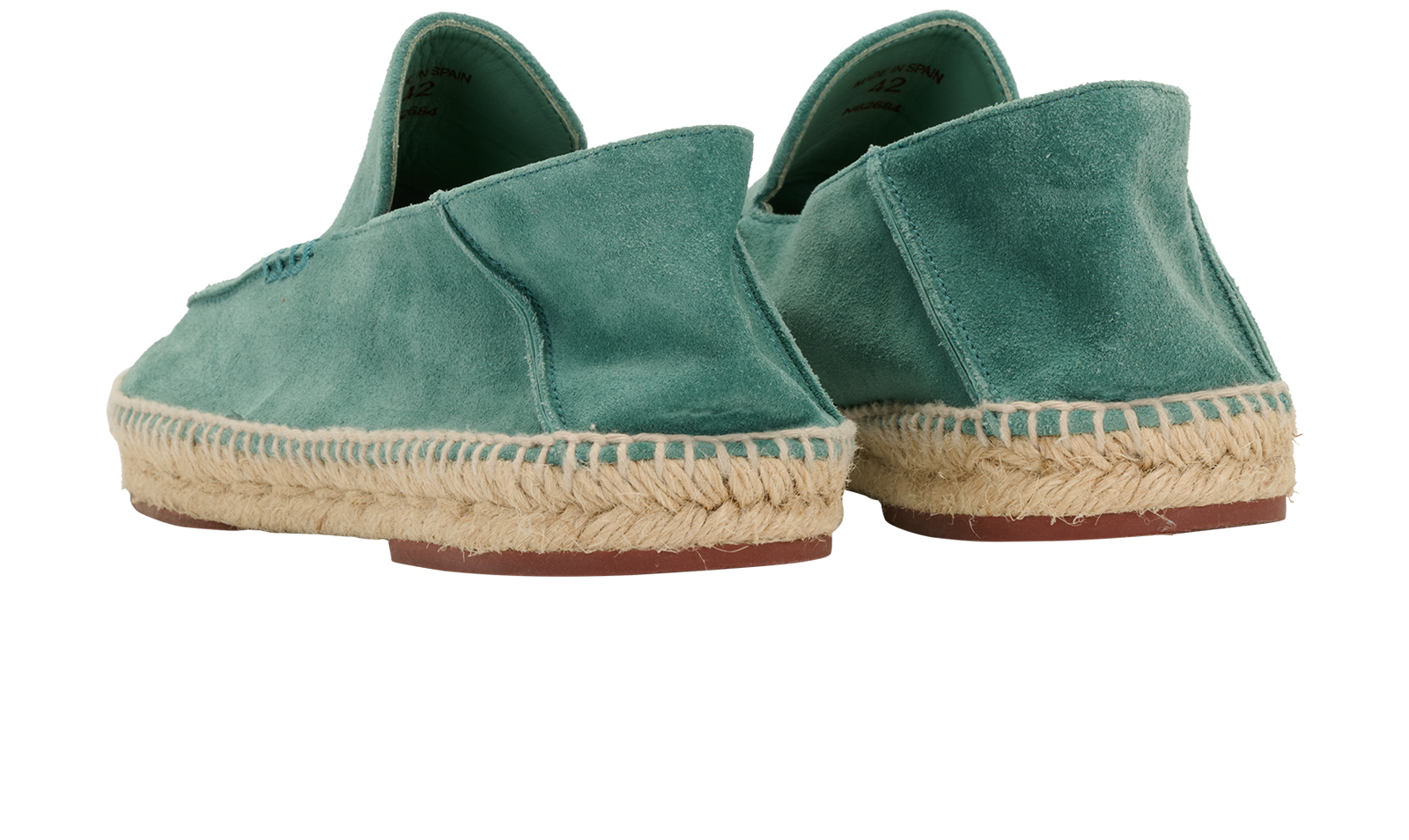 Loro Piana Seaside Walk Espadrilles, &pound;140, Shoes, Blue, Suede, Back view