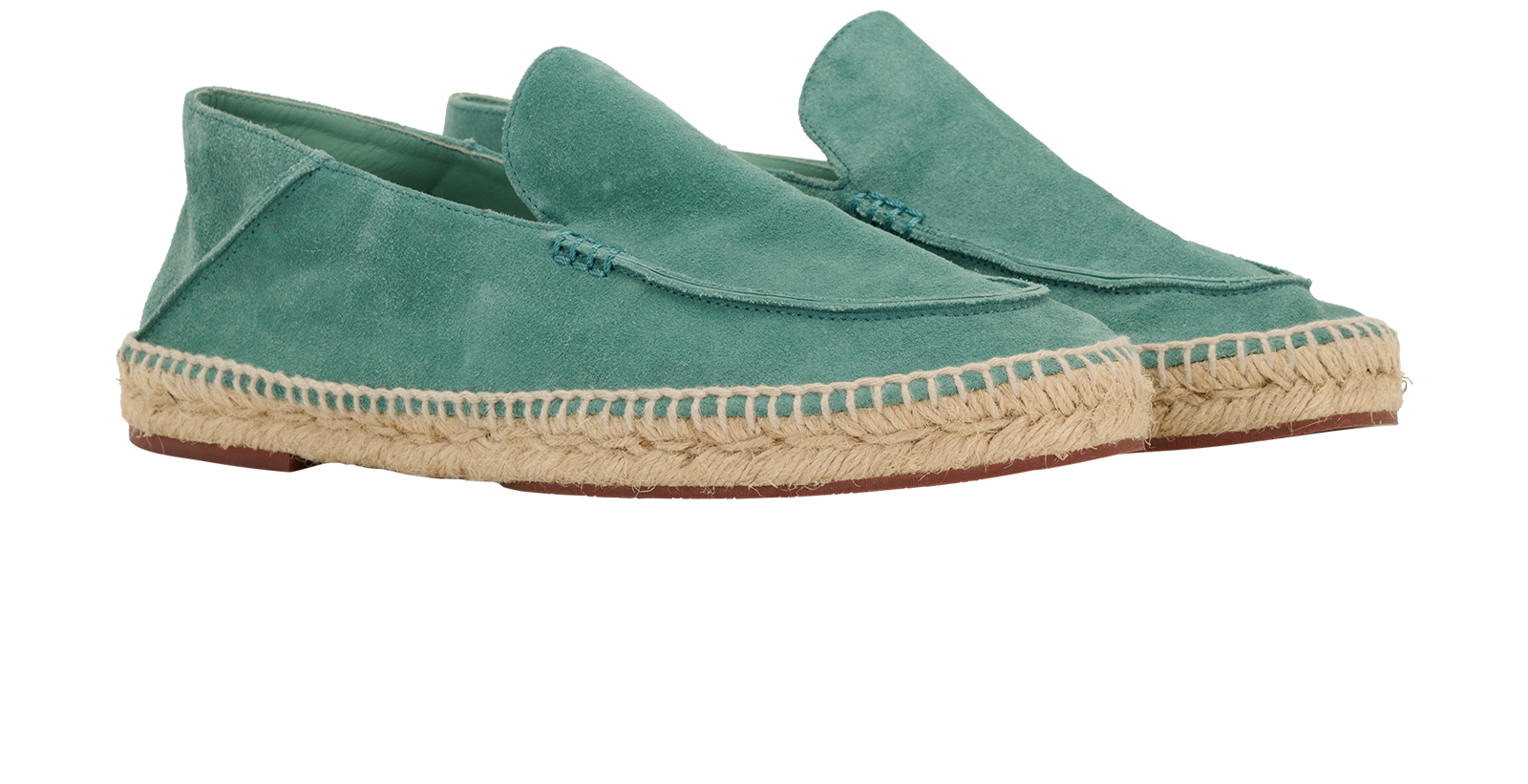 Loro Piana Seaside Walk Espadrilles, &pound;140, Shoes, Blue, Suede, Side view