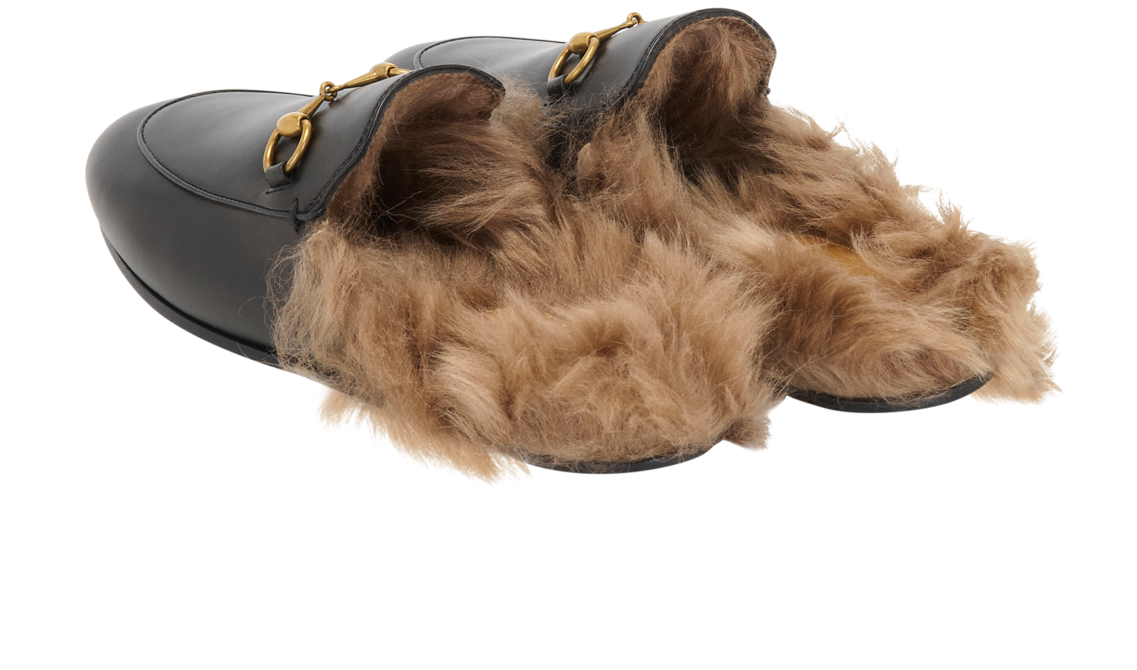 Gucci Princetown Mules, &pound;450, Shoes, Black, Leather, Back view