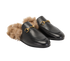 Gucci Princetown Mules, &pound;450, Shoes, Black, Leather, Side view