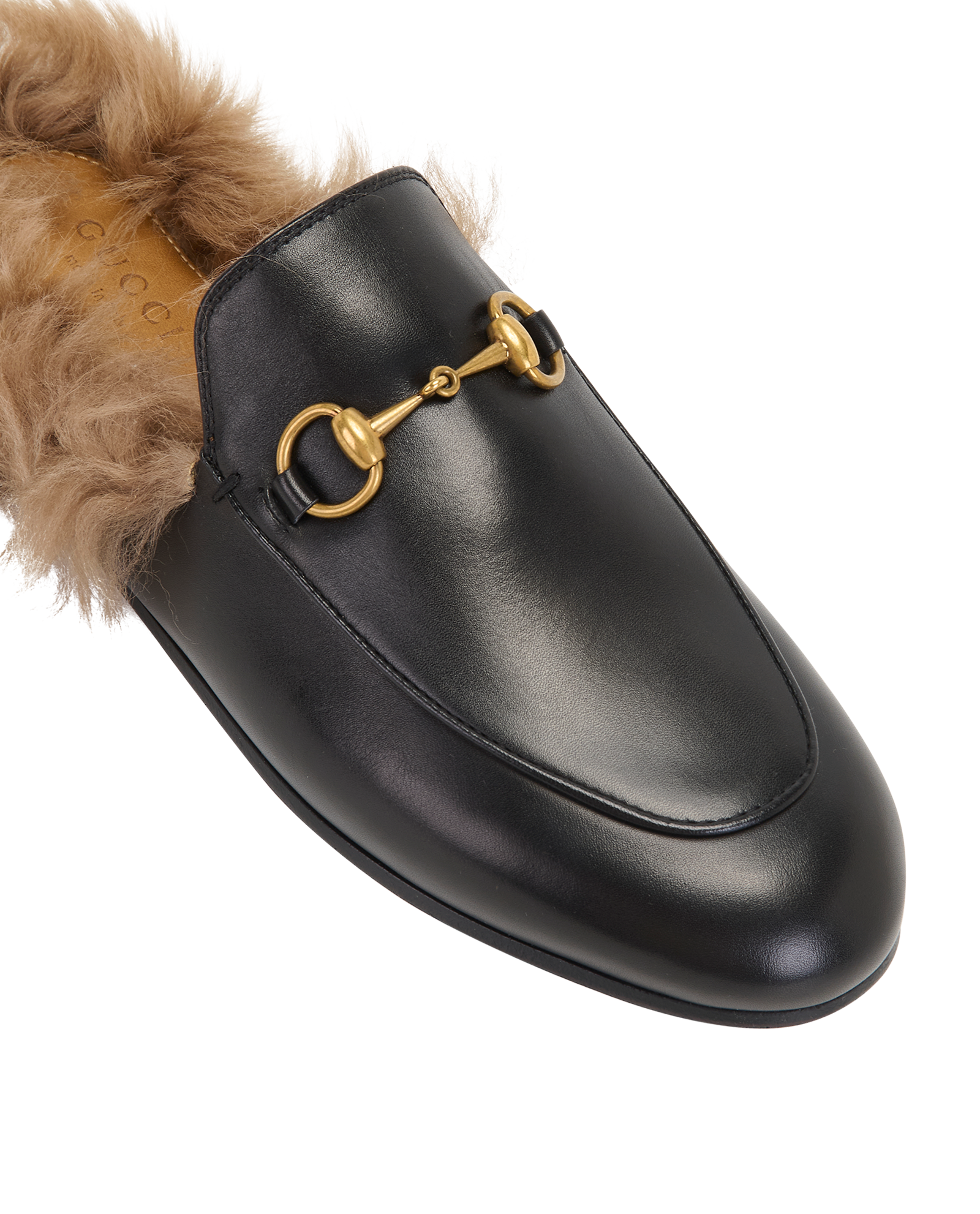 Gucci Princetown Mules, &pound;450, Shoes, Black, Leather, Other view