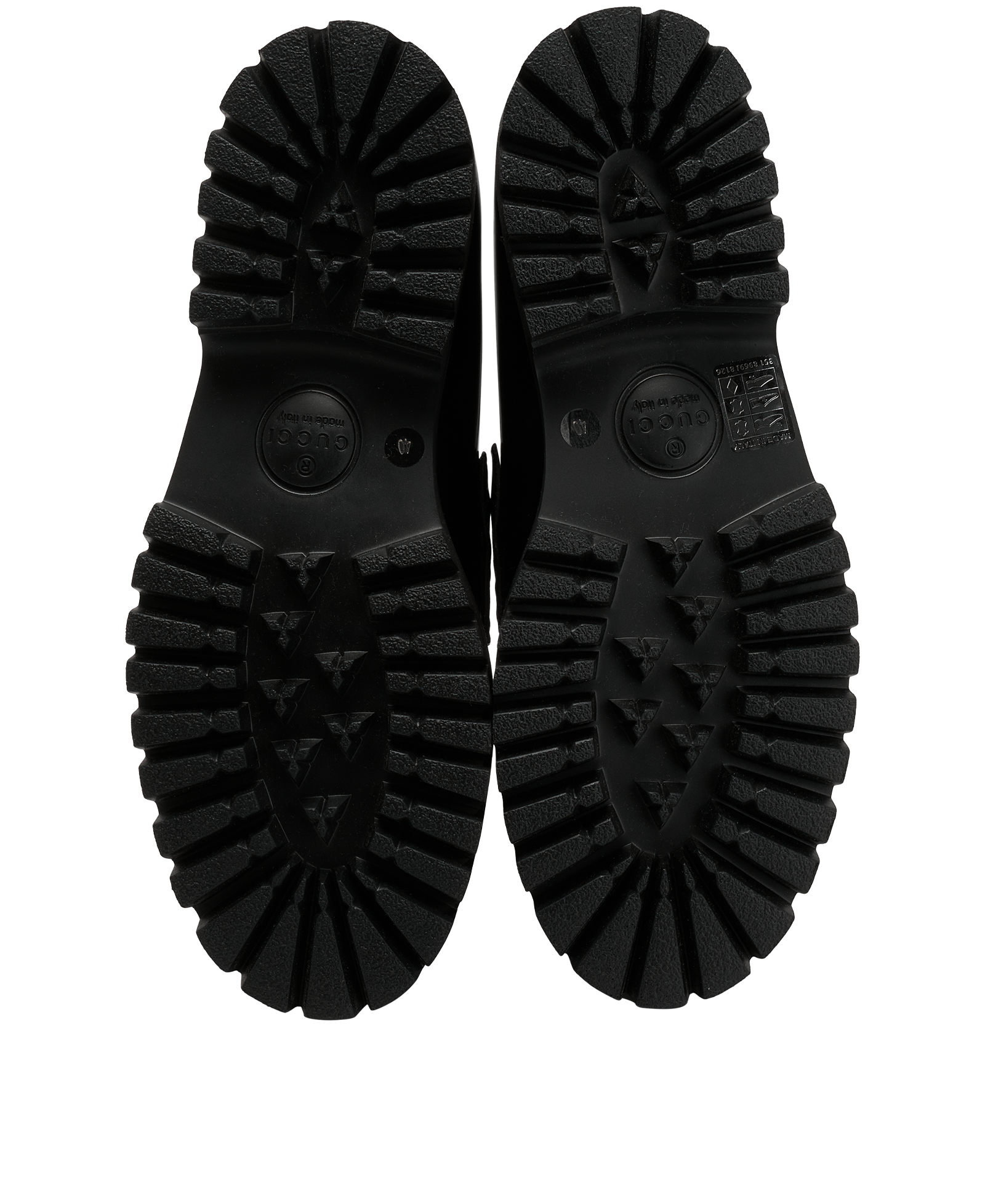 Gucci Horsebit Chunky Loafers, &pound;395, Shoes, Black, Leather, Top view