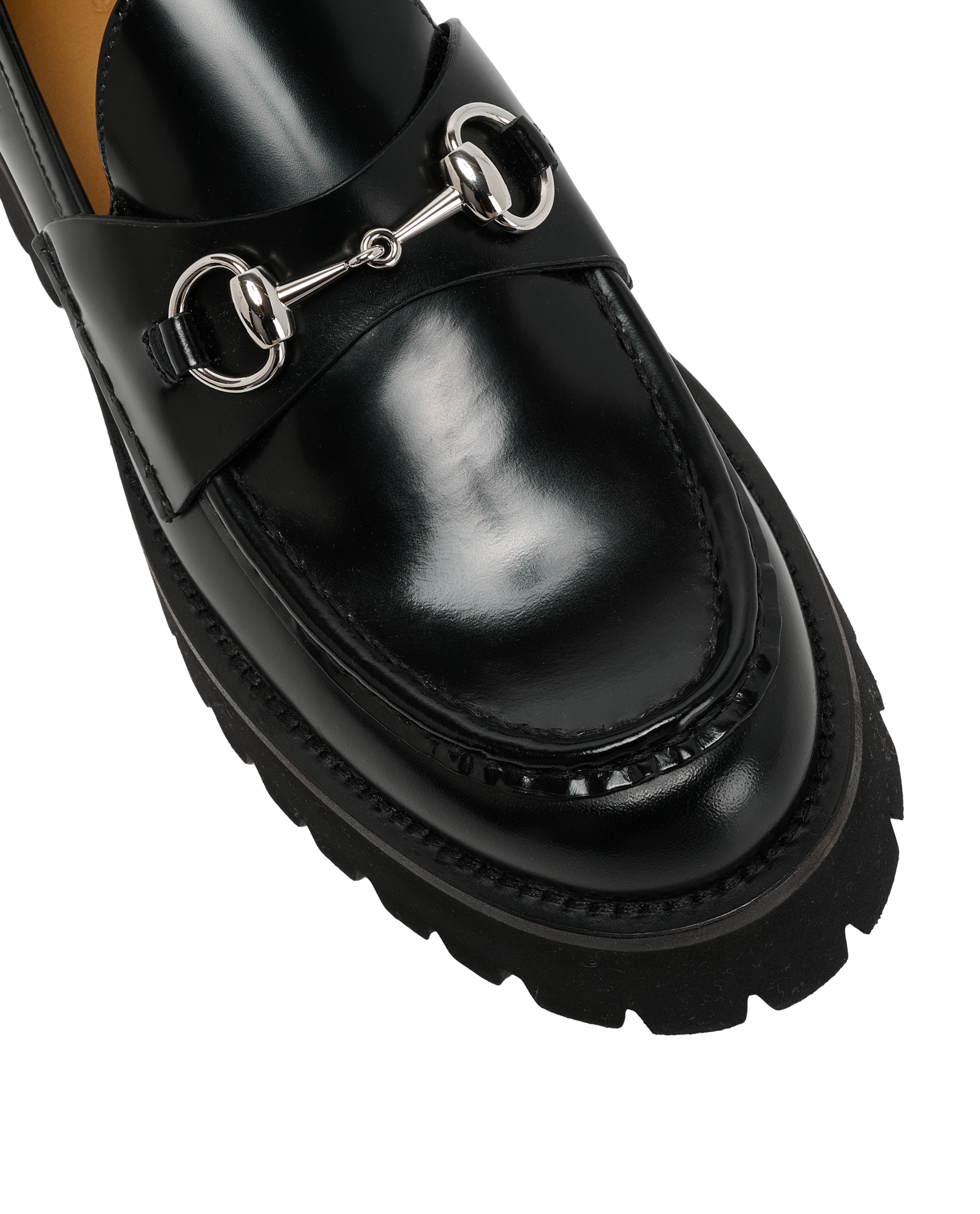 Gucci Horsebit Chunky Loafers, &pound;395, Shoes, Black, Leather, Other view