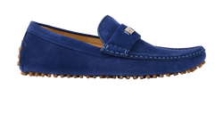 Gucci Driver Loafers, Mens, Leather, Blue, UK6.5, DB/B, 2*