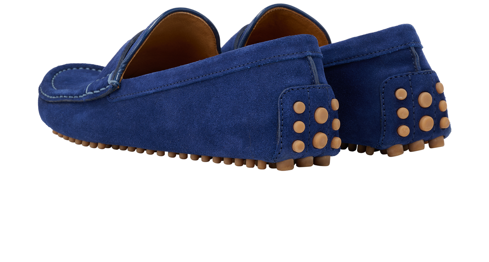 Gucci Driver Loafers, &pound;250, Shoes, Blue, Suede, Back view