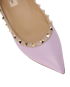Valentino Spike Ballerina Flats, &pound;250, Shoes, Purple, Leather, Other view