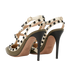 Valentino Rockstud High Heel, &pound;295, Shoes, Grey, Leather, Back view