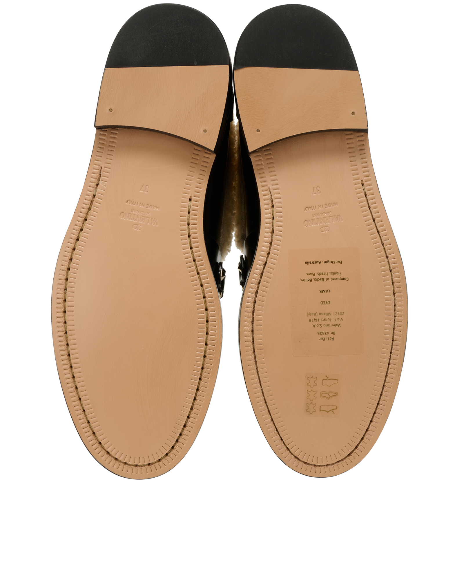 Valentino Rockstud Loafers, &pound;290, Shoes, Black, Leather, Top view